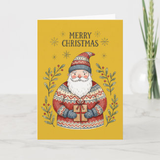 Merry Christmas Santa Claus Card