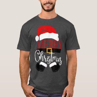 Merry Christmas Santa Claus Christmas Lights Famil T-Shirt