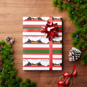 Merry Christmas Santa Claus costume Wrapping Paper