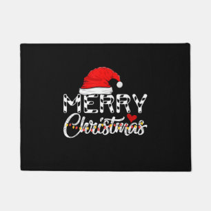 Merry Christmas Santa Claus Funny Family Doormat