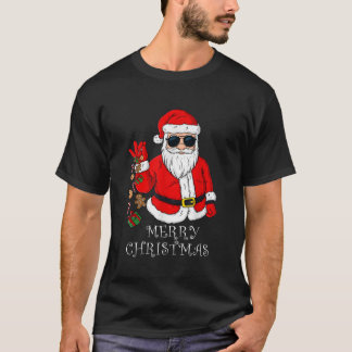 Merry Christmas Santa Claus Funny Family Pyjamas X T-Shirt