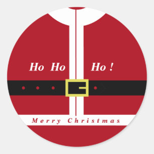 Merry Christmas - Santa Claus - Gifts For Everyone Classic Round Sticker