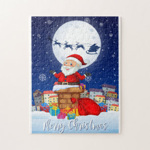 Merry Christmas Santa Claus Jigsaw Puzzle