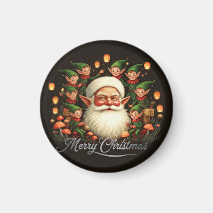 Merry Christmas Santa Claus Magnet