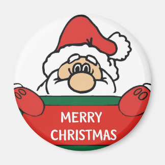 Merry Christmas Santa Claus Magnet