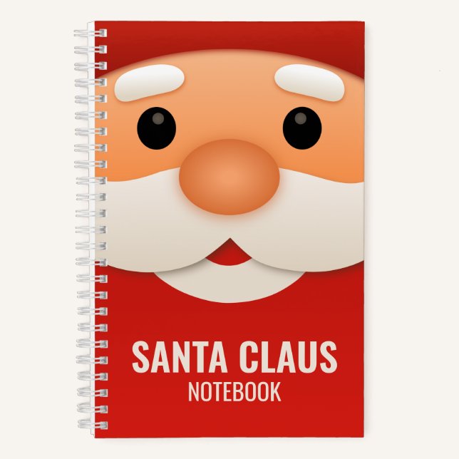 Merry Christmas Santa Claus Notebook (Front)