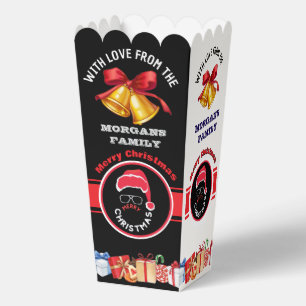 Merry Christmas Santa Claus Red Holiday Fav Favour Box