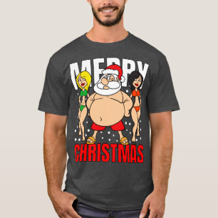 Merry Christmas Santa Claus Swimming trunks  T-Shirt
