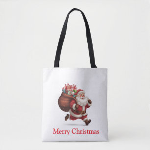 Merry Christmas Santa Claus  Tote Bag
