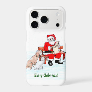 Merry Christmas - Santa Claus with Cat and Dog Cas
