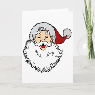 merry christmas santa claus xmas invitation