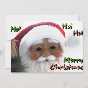 Merry Christmas Santa Clause Holiday Card