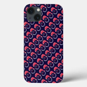 Merry Christmas Santa Clause Merry & Bright iPhone 13 Case
