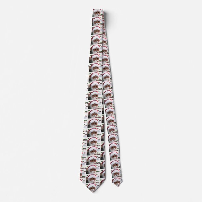Merry Christmas Santa Clause Tie (Front)