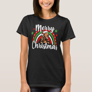 Merry Christmas Santa Cocker Spaniel Christmas Dec T-Shirt