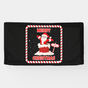 Merry Christmas Santa Collection 1.6x3 Vinyl Banner