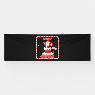 Merry Christmas Santa Collection 2.5x8 Vinyl Banner