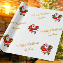 Merry Christmas Santa Custom Name Personalised