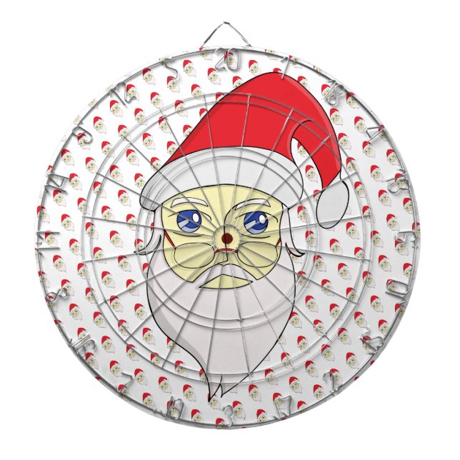 Merry Christmas Santa Dartboard (Front)