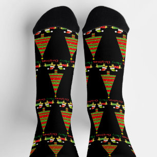 Merry Christmas (Santa dogs) Socks