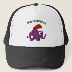 Merry Christmas! Santa Elephant Trucker Hat