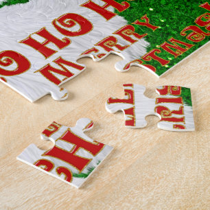 Merry Christmas Santa Face-Jigsaw Puzzle