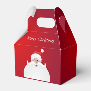 Merry Christmas Santa Gable Favour Box