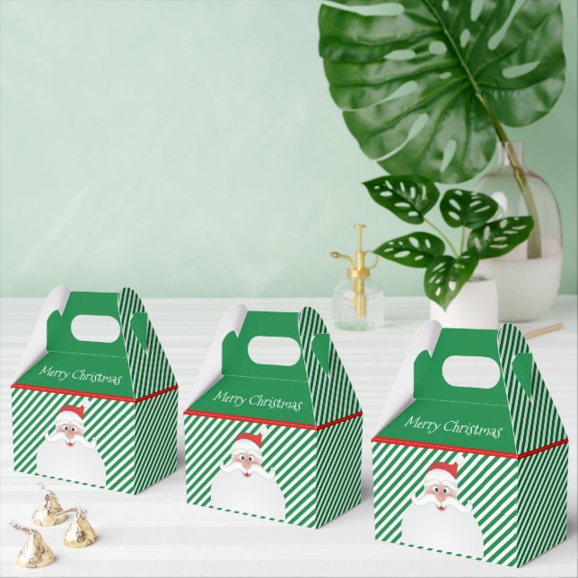 Merry Christmas Santa Gable Favour Box (Multiple)