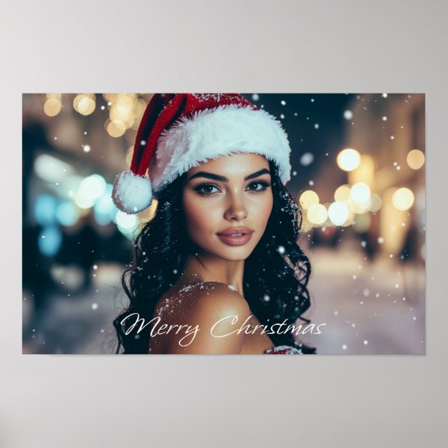 Merry Christmas - Santa Girl - Poster (Front)