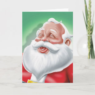 Merry Christmas Santa Holiday Card