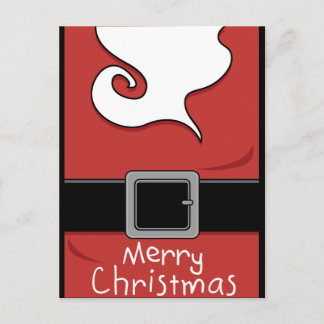 Merry Christmas Santa Holiday Postcard