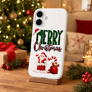 Merry Christmas Santa iPhone 16 Case
