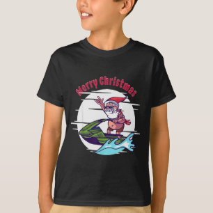Merry Christmas Santa Jet Ski Watersrts  T-Shirt