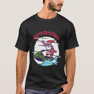 Merry Christmas Santa Jet Ski Watersrts  T-Shirt