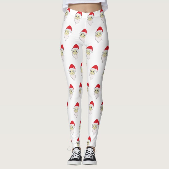 Merry Christmas Santa Leggings (Front)