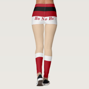 Merry Christmas Santa Leggings Funny