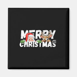 Merry Christmas Santa Magnet
