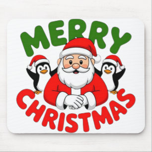 Merry Christmas Santa Mouse Pad