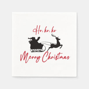 Merry Christmas Santa Paper Napkin