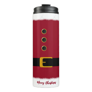 Merry Christmas-Santa Red Outfit- Thermal Tumbler