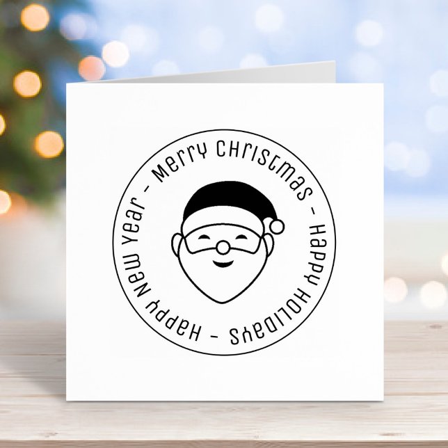 Merry Christmas Santa Rubber Stamp (Creator Uploaded)