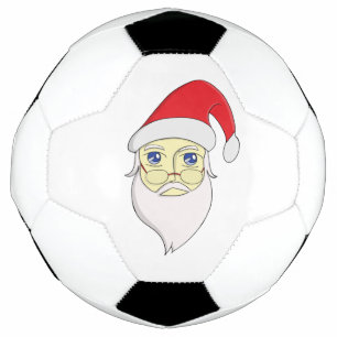 Merry Christmas Santa Soccer Ball