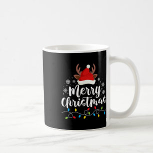 Merry Christmas Santa Squad Reindeer Funny Xmas Gi Coffee Mug