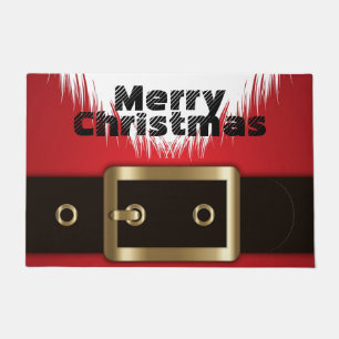 Merry Christmas Santa Suit Doormat