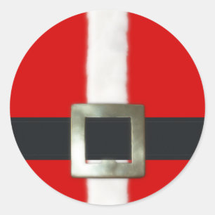 Merry Christmas Santa Suit Sticker
