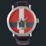 Merry Christmas Santa Suit Watch<br><div class="desc">Merry Christmas Santa Suit</div>