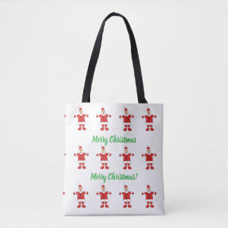 Merry Christmas Santa Tote Bag