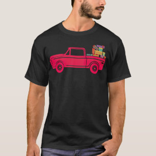 Merry Christmas Santa Truck & Tree gay gift  T-Shirt