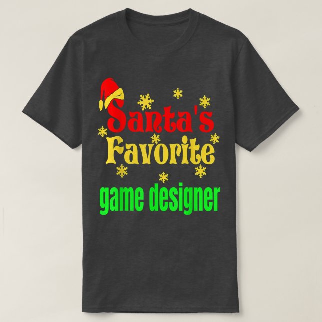 Merry christmas Santa's Favourite Full of christma T-Shirt (Design Front)
