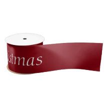 Merry Christmas Satin 3" Ribbon for any Gift
